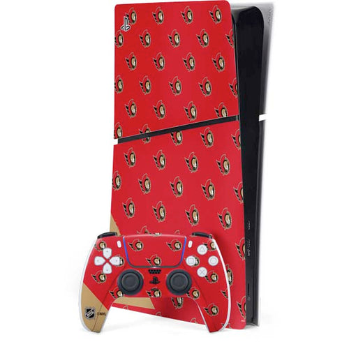 NHL Ottawa Senators Pattern PlayStation PS5 Skins