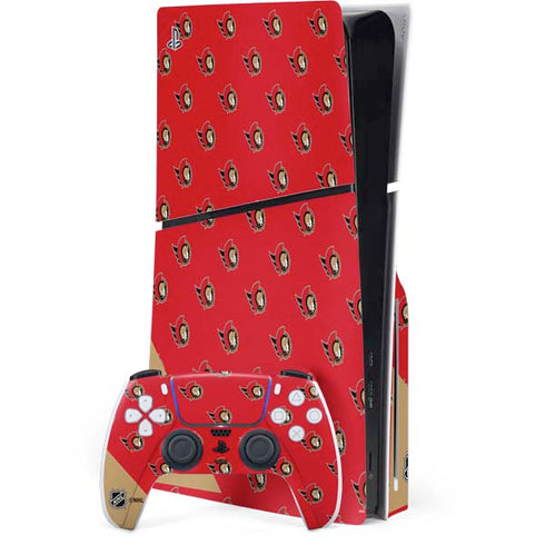NHL Ottawa Senators Pattern PlayStation PS5 Skins