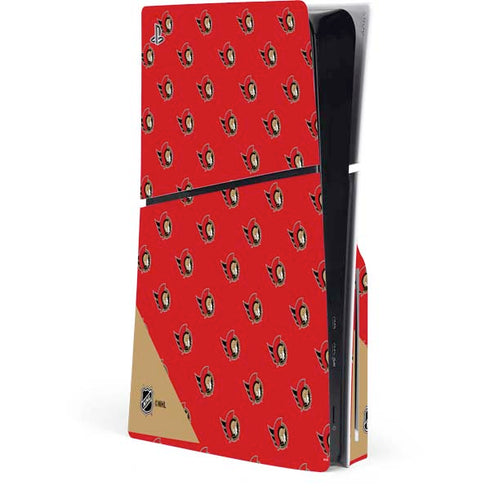 NHL Ottawa Senators Pattern PlayStation PS5 Skins