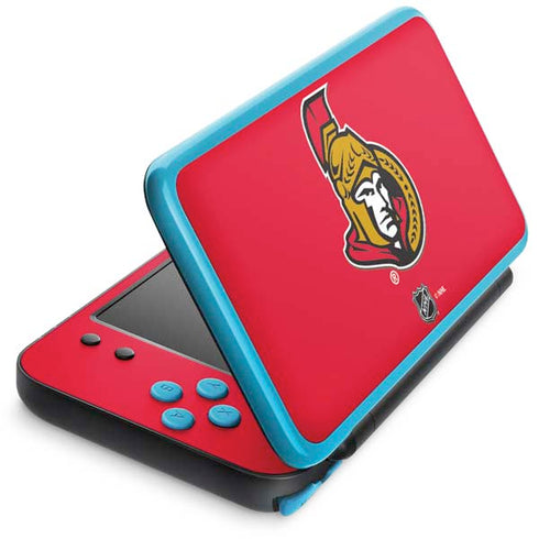 NHL Ottawa Senators Solid Background Nintendo Skins