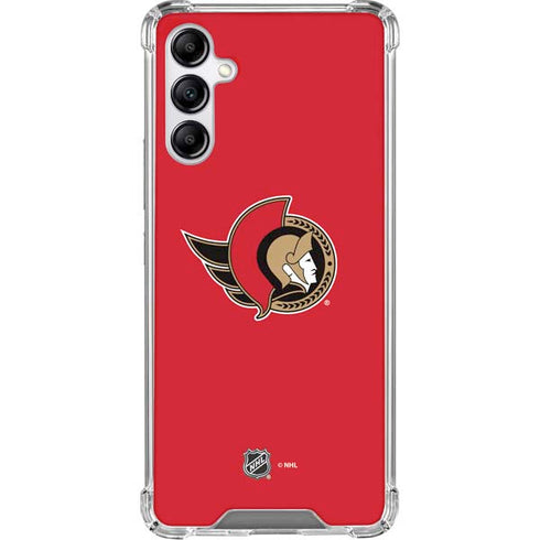 NHL Ottawa Senators Solid Background Gabb Phone 4 Clear Case