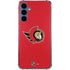 NHL Ottawa Senators Solid Background Galaxy A35 5G Clear Case