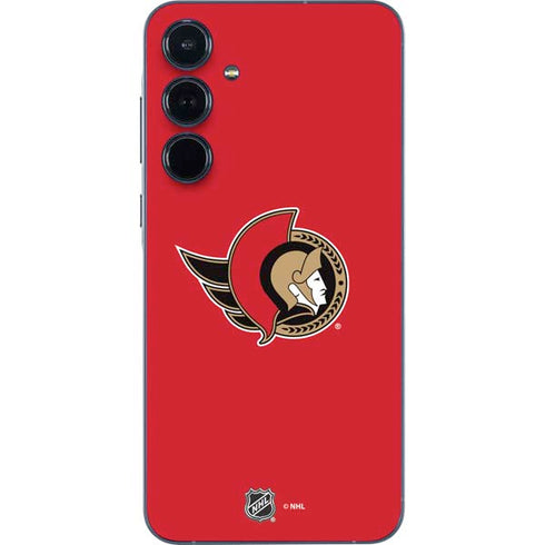 NHL Ottawa Senators Solid Background Galaxy A35 5G Skin
