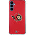 NHL Ottawa Senators Solid Background Galaxy A55 5G Clear Case