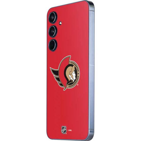 NHL Ottawa Senators Solid Background Galaxy A55 5G Skin