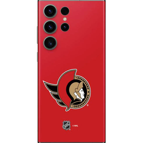 NHL Ottawa Senators Solid Background Galaxy Skins