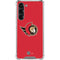 NHL Ottawa Senators Solid Background Galaxy S24 FE Clear Case