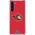 NHL Ottawa Senators Solid Background Galaxy S24 FE Clear Case