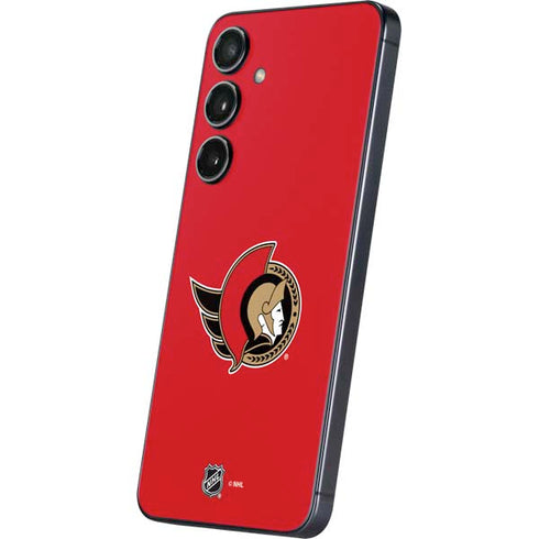NHL Ottawa Senators Solid Background Galaxy S24 Plus Skin