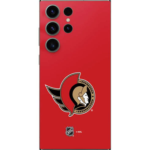 NHL Ottawa Senators Solid Background Galaxy S24 Ultra Skin