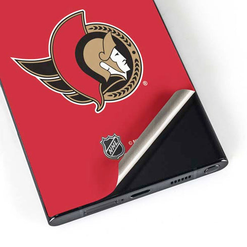 NHL Ottawa Senators Solid Background Galaxy S24 Ultra Skin