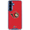 NHL Ottawa Senators Solid Background Galaxy S25 Clear Case