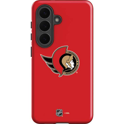 NHL Ottawa Senators Solid Background Galaxy S26 Impact Case