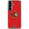 NHL Ottawa Senators Solid Background Galaxy S26 Plus Clear Case