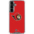 NHL Ottawa Senators Solid Background Galaxy S26 Plus Clear Case