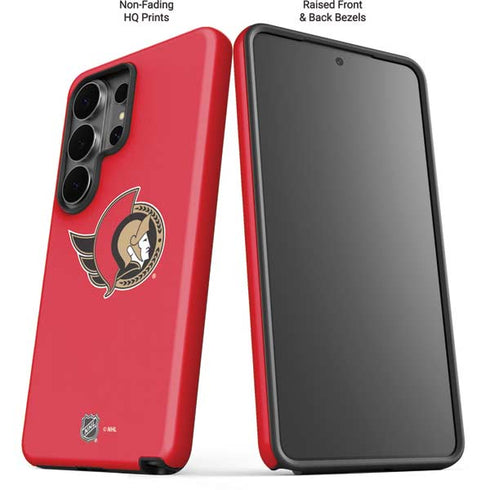 NHL Ottawa Senators Solid Background Galaxy S26 Ultra Impact Case