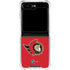 NHL Ottawa Senators Solid Background Galaxy Z Flip6 Clear Case