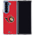 NHL Ottawa Senators Solid Background Galaxy Z Fold6 Clear Case