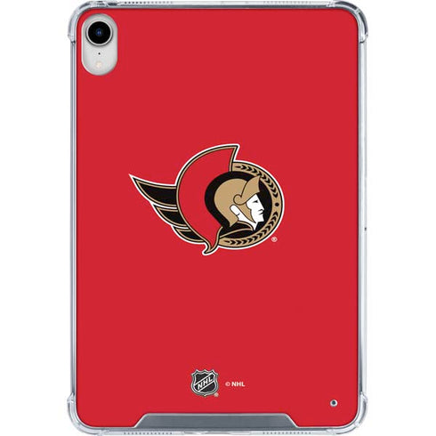 NHL Ottawa Senators Solid Background iPad 11th Gen (2025) Clear Case