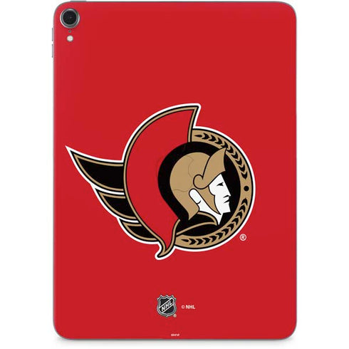NHL Ottawa Senators Solid Background Apple iPad Pro Skin