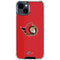 NHL Ottawa Senators Solid Background iPhone 15 Clear Case
