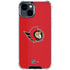 NHL Ottawa Senators Solid Background iPhone 15 Clear Case