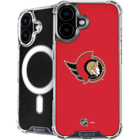 NHL Ottawa Senators Solid Background iPhone 16 MagSafe Case