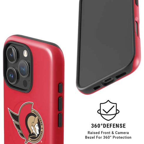NHL Ottawa Senators Solid Background iPhone 16 Pro Magsafe Impact Case