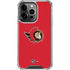 NHL Ottawa Senators Solid Background iPhone 16 Pro Max Clear Case