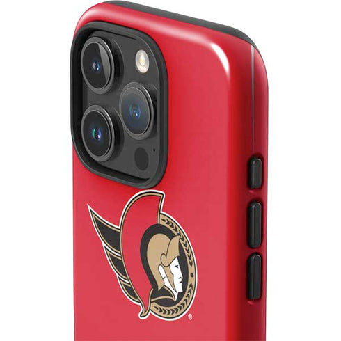 NHL Ottawa Senators Solid Background iPhone 16 Pro Max Impact Case