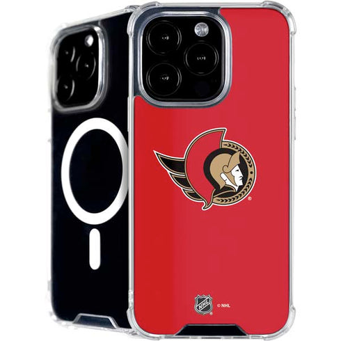 NHL Ottawa Senators Solid Background iPhone 16 Pro Max MagSafe Case