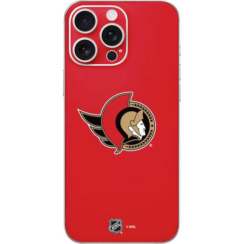 NHL Ottawa Senators Solid Background iPhone 16 Pro Max Skin