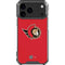 NHL Ottawa Senators Solid Background iPhone 18 Pro Max Clear Case