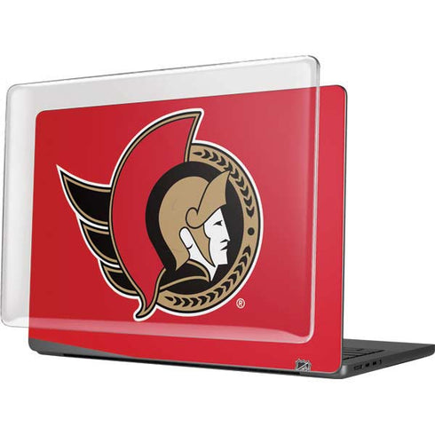 NHL Ottawa Senators Solid Background MacBook Pro 14in (2021-24) Case plus Skin