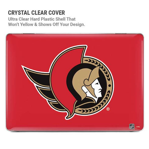 NHL Ottawa Senators Solid Background MacBook Pro 14in (2021-24) Case plus Skin