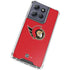 NHL Ottawa Senators Solid Background Moto G 5G (2025) Clear Case