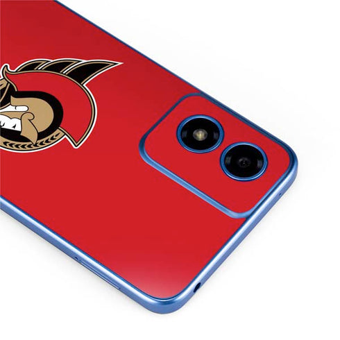 NHL Ottawa Senators Solid Background Moto G Play 4G (2024) Skin