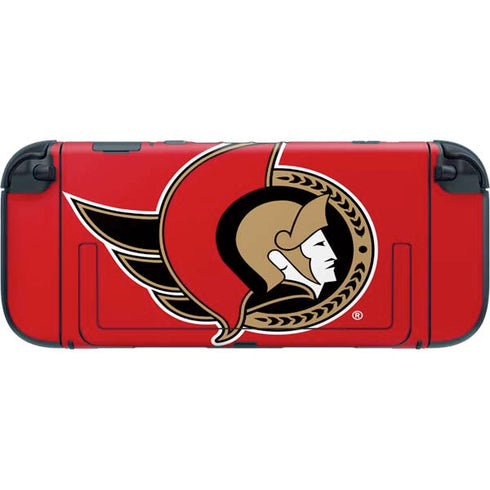 NHL Ottawa Senators Solid Background Nintendo Switch 2 (2025) with Joy-Con Skin