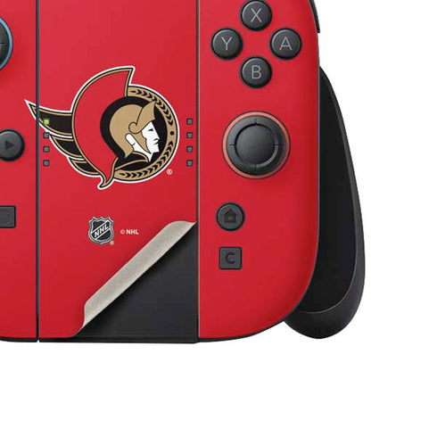 NHL Ottawa Senators Solid Background Nintendo Switch 2 (2025) Joy-Con Controller Skin