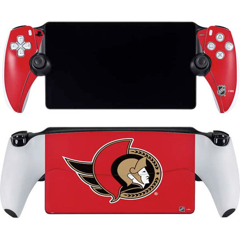 NHL Ottawa Senators Solid Background PlayStation Portal Remote Player Skin