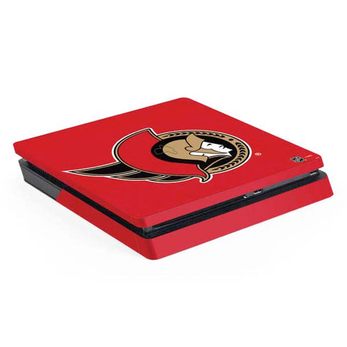 NHL Ottawa Senators Solid Background PlayStation PS4 Skins