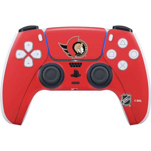 NHL Ottawa Senators Solid Background PlayStation PS5 Skins