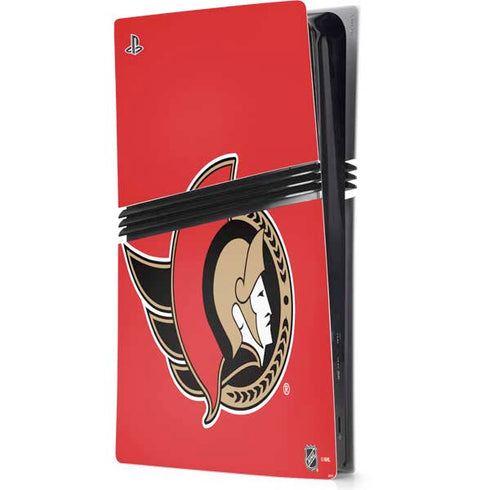 NHL Ottawa Senators Solid Background PS5 Pro Console Skin