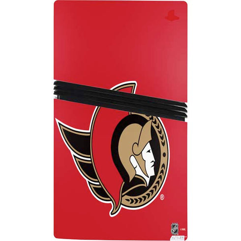 NHL Ottawa Senators Solid Background PS5 Pro Console Skin