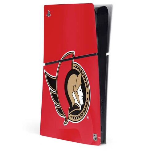 NHL Ottawa Senators Solid Background PlayStation PS5 Skins