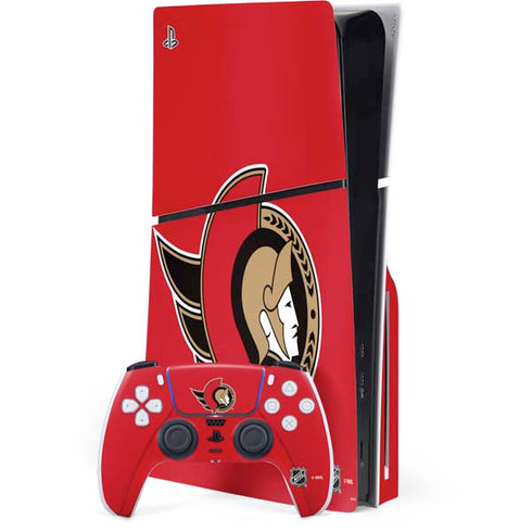 NHL Ottawa Senators Solid Background PlayStation PS5 Skins