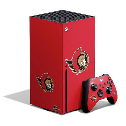 NHL Ottawa Senators Solid Background Xbox Series X Skins