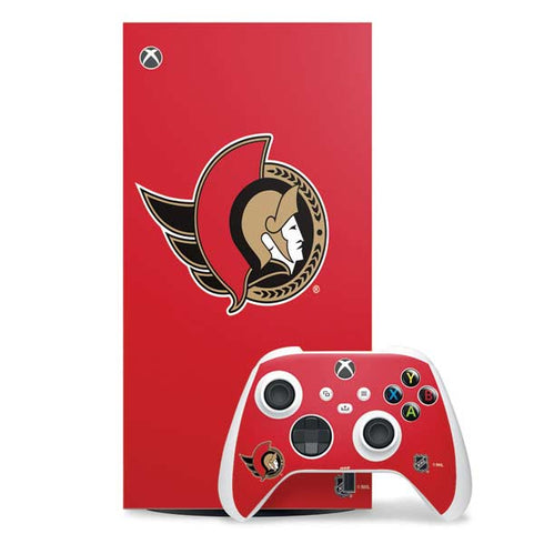 NHL Ottawa Senators Solid Background Xbox Series X Skins