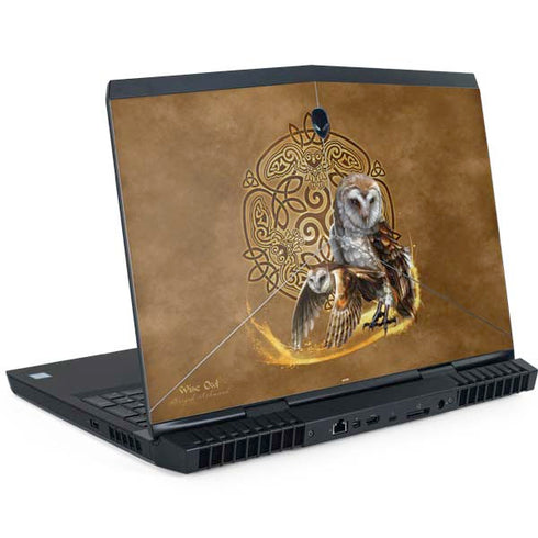 Owl Celtic Knot by Brigid Ashwood Dell Alienware Skin