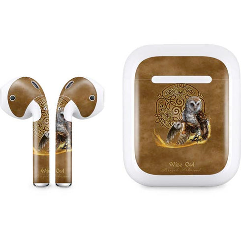 Owl Celtic Knot by Brigid Ashwood Apple AirPods Skin